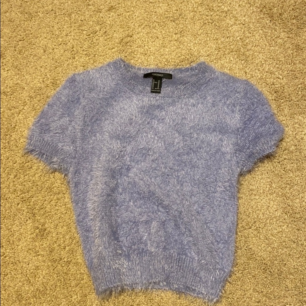 super soft forever 21 cropped shirt size small